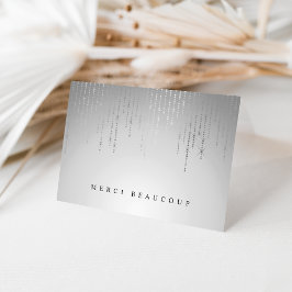 シルバーレインストリングライトサンキュー