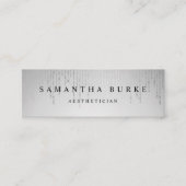 シルバーレインストリングライト スキニー名刺 (正面)