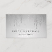 シルバーレインストリングライト 名刺 (正面)