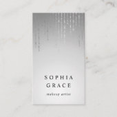 シルバーレインメイクアップアーティスト 名刺 (正面)