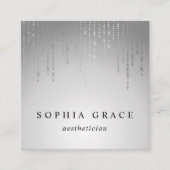 シルバーレイン スクエア名刺 (正面)