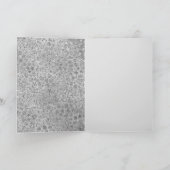 シルバーレオパード メリークリスマスツリー カード (内部)