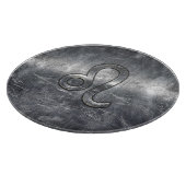 シルバーレオ〔占星術の〕十二宮図サインイグランジン動揺してスタイル カッティングボード (角)