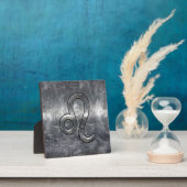 シルバーレオ〔占星術の〕十二宮図サインイグランジン動揺してスタイル フォトプラーク (インサイチュ)