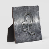 シルバーレオ〔占星術の〕十二宮図サインイグランジン動揺してスタイル フォトプラーク (正面)