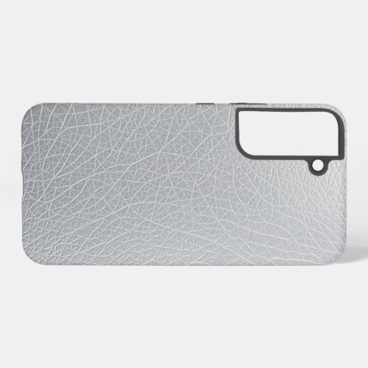 シルバーレキシンテクスチャデジタルアートワーク SAMSUNG GALAXYケース (裏面横)