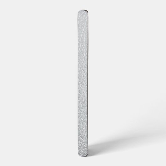 シルバーレキシンテクスチャデジタルアートワーク SAMSUNG GALAXYケース (左側面)