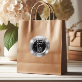 シルバーレコードレトロ結婚ズ・サンキュー ラウンドシール