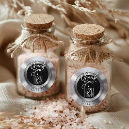 シルバーレコードレトロ結婚ズ・サンキュー ラウンドシール