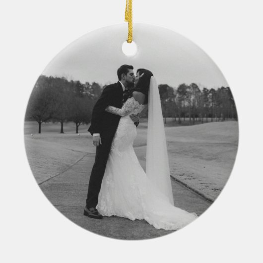 シルバーレコード25結婚周年記念写真 セラミックオーナメント (裏面)