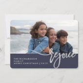 シルバーレジョイス |写真モダン付き青タイポグラフィ (正面)