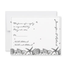 シルバーレスポンスカードのグラマラスなビーチ