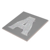 シルバーレターA タイル (側面)