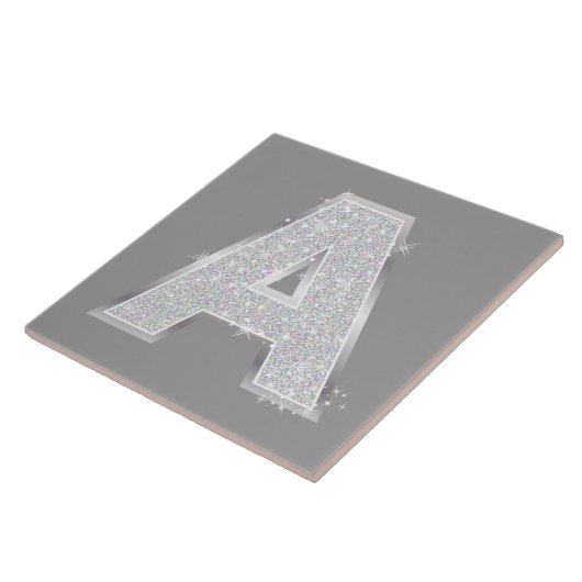 シルバーレターA タイル (側面)