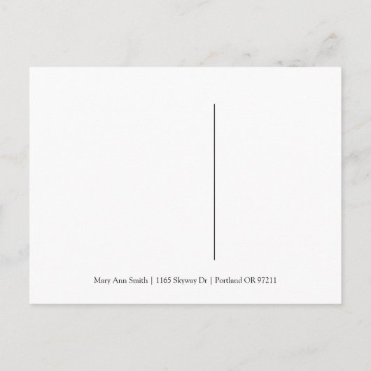 シルバーレッドクリスマスデ救ートホリーグリッター 案内ポストカード (裏面)