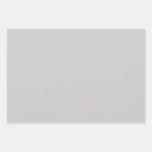 シルバーレッドブラック ラッピングペーパーシート (正面)