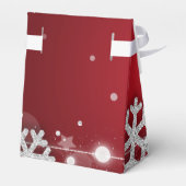 シルバーレッド冬40歳の誕生日ありがとう フェイバーボックス (裏面サイド)