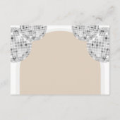 シルバーレトロディスコブライダルシャワーサンキューカード エンクロージャーカード (裏面)