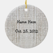 シルバーレースのワインドットルースターのライトバーンボード セラミックオーナメント (裏面)