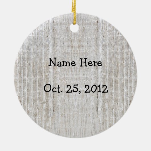 シルバーレースのワインドットルースターのライトバーンボード セラミックオーナメント (裏面)