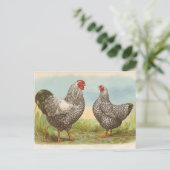 シルバーレースのワインドット ポストカード (スタンド正面)