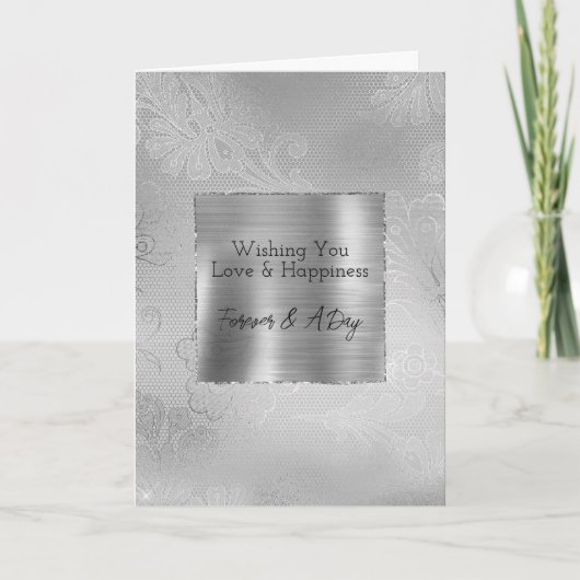 シルバーレースフローラ カード (正面)