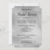 シルバーレースフローラ 招待状 (正面)