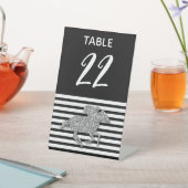 シルバーレースホースダービーテーブル番号 台座サイン (インサイチュ)