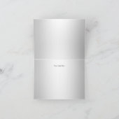 シルバーレース&クロスバプテスマサンキューカード サンキューカード (内部)