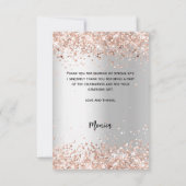 シルバーローズのブライダルシャワーの写真 サンキューカード (裏面)