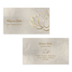 シルバーロータスデザイン名刺