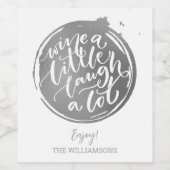 シルバーワインラバーワインラベル ワインラベル (シングルラベル)