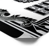 シルバーヴィンテージカメラ1920のフォトブース ポスター (角)