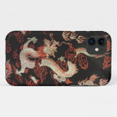 シルバー中国の・ドラゴン Case-Mate iPhoneケース (裏面(横))