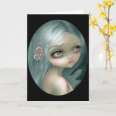 「シルバー内省」グリーティングカード カード (黄色い花)