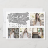 シルバー卒業のお知らせ&パーティの招待状 セーブザデート (正面)