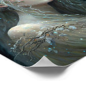 シルバー女神ファンタジーアート ポスター (角)