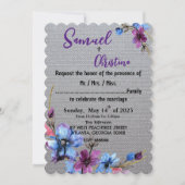 シルバー好き 招待状 (正面)