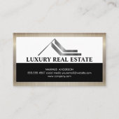 シルバー実在エテートのロゴ |企業の | 名刺 (正面)