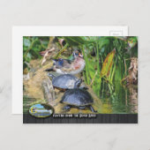 シルバー川に沿った野生生物 ポストカード (正面/裏面)