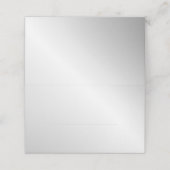 シルバー座席表 プレイスカード (外部開封)