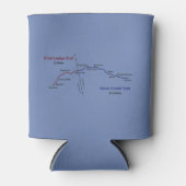 シルバー彗星/ラディガトレイル主任地図クーラーボックス 缶クーラー (正面)