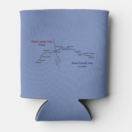 シルバー彗星/ラディガトレイル主任地図クーラーボックス 缶クーラー (正面)