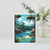 シルバー春州パークトラベルアートヴィンテージ ポストカード (スタンド正面)