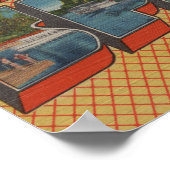 シルバー春、フロリダ州 – ラージレターのシーン ポスター (角)