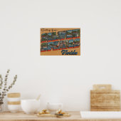 シルバー春、フロリダ州 – ラージレターのシーン ポスター (キッチン)