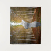 シルバー樺の木ウッドニンフ。 タペストリー (正面)