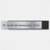 シルバー歯科医院歯科医のドアサイン サインプレート (正面)