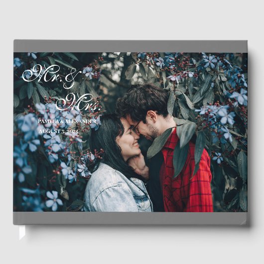 シルバー氏フォト夫人の結婚ゲストブック ゲストブック (正面)