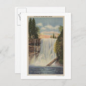 シルバー滝ズオンシルバークリーク，オレゴン州ビュー ポストカード (正面/裏面)